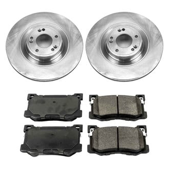 Callahan Brake Parts® - Plain Front Brake Kit