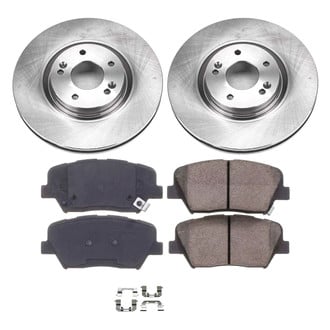 Callahan Brake Parts® - Plain Front Brake Kit