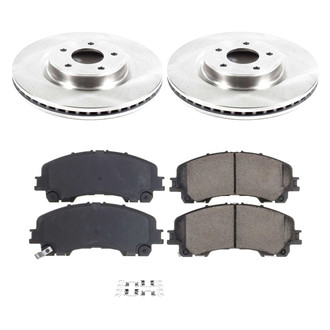 Callahan Brake Parts® - Plain Front Brake Kit