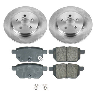 Callahan Brake Parts® - Plain Rear Brake Kit