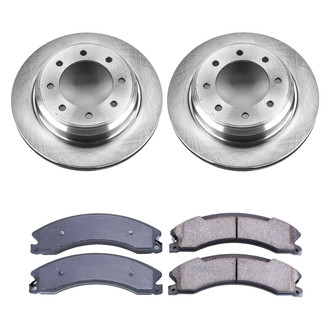 Callahan Brake Parts® - Plain Rear Brake Kit
