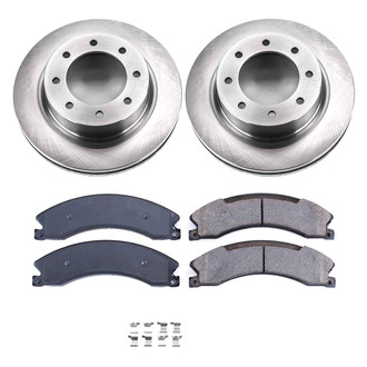 Callahan Brake Parts® - Plain Front Brake Kit