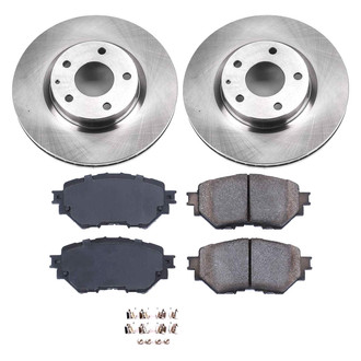 Callahan Brake Parts® - Plain Front Brake Kit