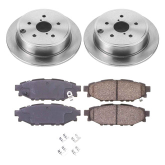 Callahan Brake Parts® - Plain Rear Brake Kit