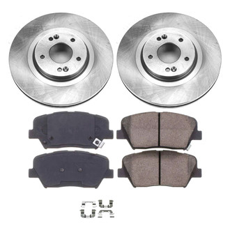 Callahan Brake Parts® - Plain Front Brake Kit