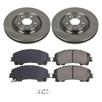 Callahan Brake Parts® - Plain Front Brake Kit