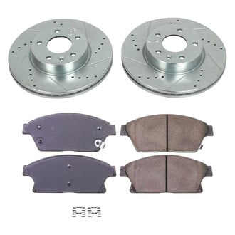 Callahan Brake Parts® - Drilled & Slotted Brake Kit