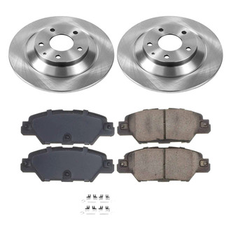 Callahan Brake Parts® - Plain Rear Brake Kit