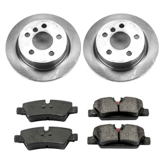 Callahan Brake Parts® - Plain Rear Brake Kit