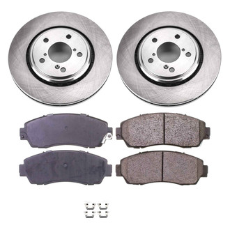 Callahan Brake Parts® - Plain Front Brake Kit