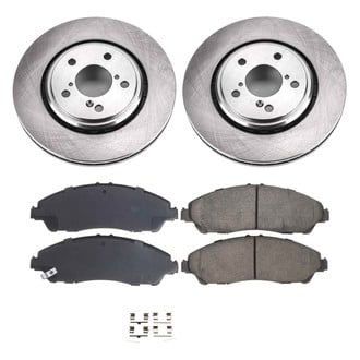 Callahan Brake Parts® - Plain Front Brake Kit