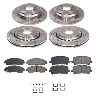 Callahan Brake Parts® - Drilled & Slotted Brake Kit