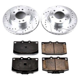 Callahan Brake Parts® - Drilled and Slotted Front Brake Kit