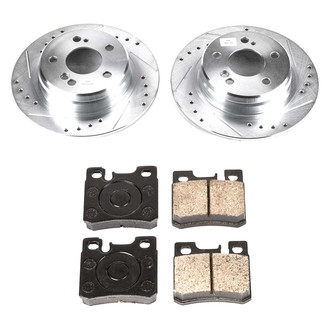Callahan Brake Parts® - Drilled and Slotted Rear Brake Kit