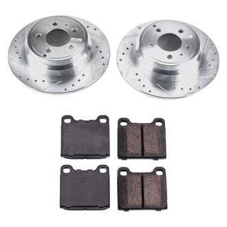 Callahan Brake Parts® - Drilled and Slotted Rear Brake Kit