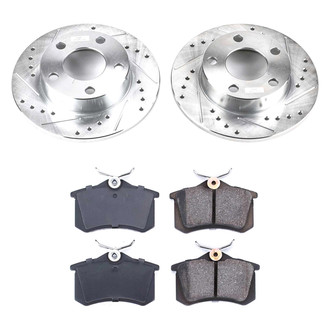 Callahan Brake Parts® - Drilled and Slotted Rear Brake Kit