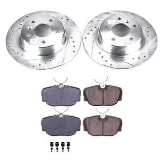 Callahan Brake Parts® - Drilled and Slotted Rear Brake Kit