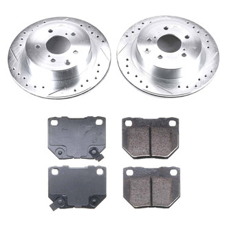 Callahan Brake Parts® - Drilled and Slotted Rear Brake Kit