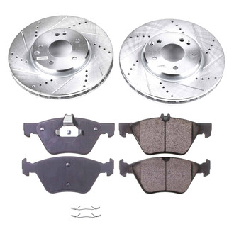 Callahan Brake Parts® - Drilled and Slotted Front Brake Kit