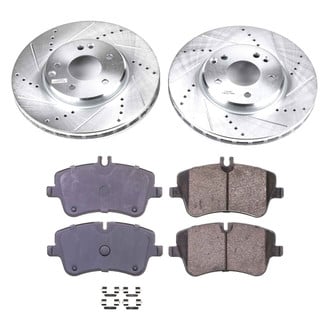 Callahan Brake Parts® - Drilled and Slotted Front Brake Kit