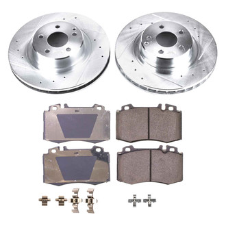 Callahan Brake Parts® - Drilled and Slotted Front Brake Kit