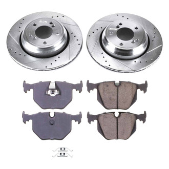 Callahan Brake Parts® - Drilled and Slotted Rear Brake Kit