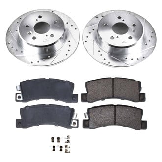 Callahan Brake Parts® - Drilled and Slotted Rear Brake Kit