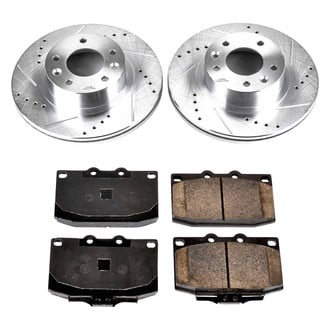 Callahan Brake Parts® - Drilled and Slotted Front Brake Kit