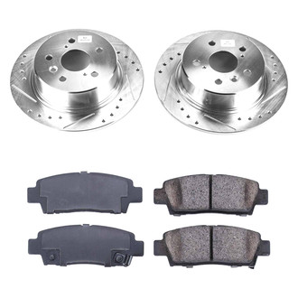 Callahan Brake Parts® - Drilled and Slotted Rear Brake Kit