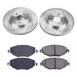 Callahan Brake Parts® - Drilled and Slotted Front Brake Kit