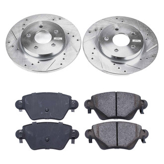 Callahan Brake Parts® - Drilled and Slotted Rear Brake Kit