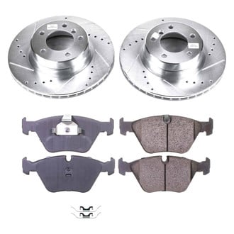 Callahan Brake Parts® - Drilled and Slotted Front Brake Kit