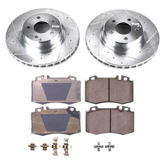 Callahan Brake Parts® - Drilled and Slotted Front Brake Kit