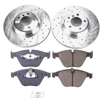 Callahan Brake Parts® - Drilled and Slotted Front Brake Kit
