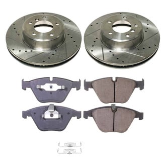 Callahan Brake Parts® - Drilled and Slotted Front Brake Kit
