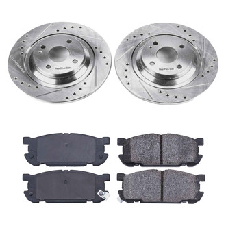 Callahan Brake Parts® - Drilled and Slotted Rear Brake Kit