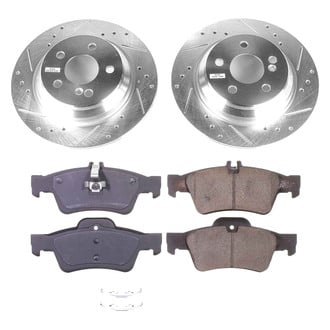 Callahan Brake Parts® - Drilled and Slotted Rear Brake Kit