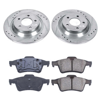 Callahan Brake Parts® - Drilled and Slotted Rear Brake Kit
