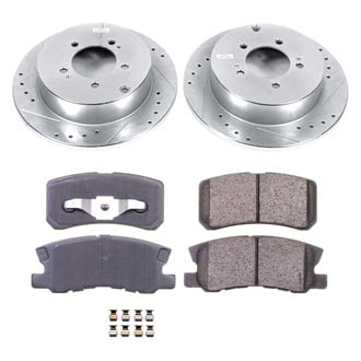 Callahan Brake Parts® - Drilled and Slotted Rear Brake Kit
