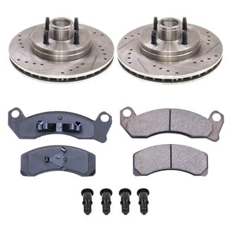 Callahan Brake Parts® - Drilled and Slotted Front Brake Kit