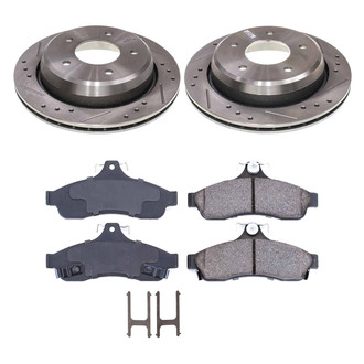 Callahan Brake Parts® - Drilled and Slotted Rear Brake Kit
