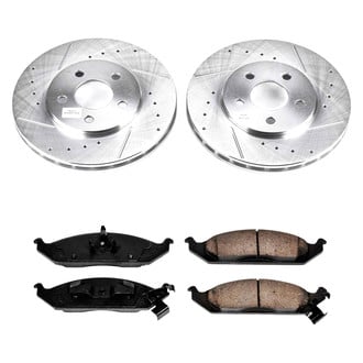 Callahan Brake Parts® - Drilled and Slotted Front Brake Kit