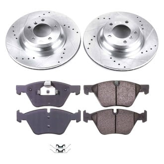 Callahan Brake Parts® - Drilled and Slotted Front Brake Kit