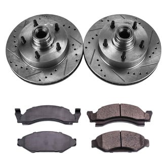 Callahan Brake Parts® - Drilled and Slotted Front Brake Kit