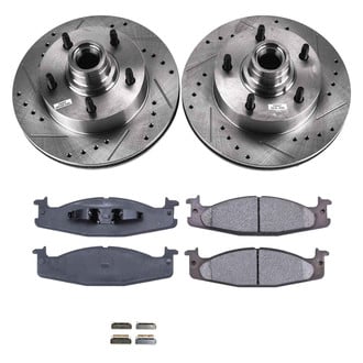 Callahan Brake Parts® - Drilled and Slotted Front Brake Kit