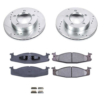 Callahan Brake Parts® - Drilled and Slotted Front Brake Kit