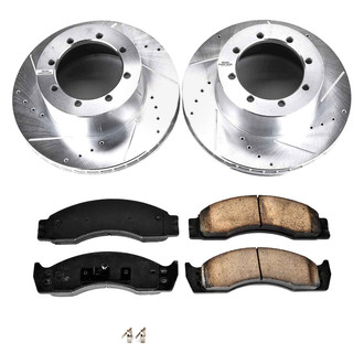 Callahan Brake Parts® - Drilled and Slotted Rear Brake Kit