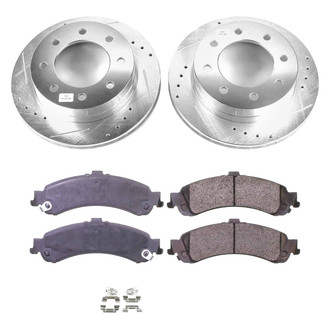 Callahan Brake Parts® - Drilled and Slotted Rear Brake Kit