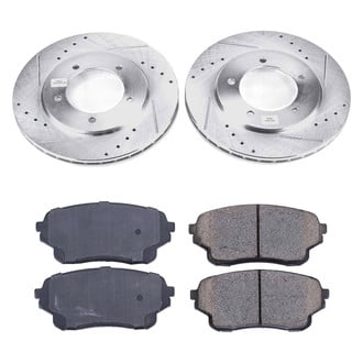 Callahan Brake Parts® - Drilled and Slotted Front Brake Kit