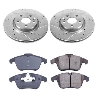 Callahan Brake Parts® - Drilled and Slotted Front Brake Kit